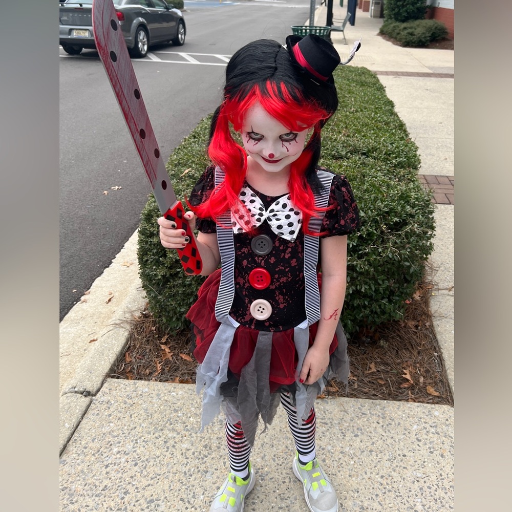 Killer Clown girls costume